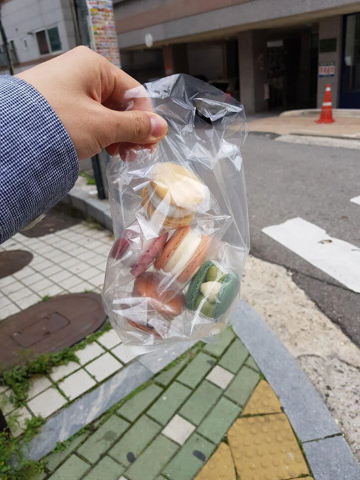 한국에서 유행했던 뚱카롱 사진