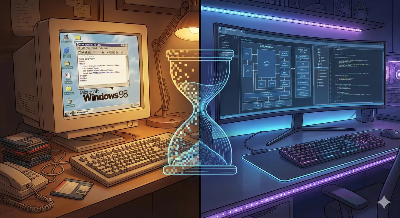 [Essay] 10MB 홈페이지에서 반도체 엔지니어까지: 나의 웹 개발 연대기