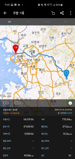 Day 1 주행 기록